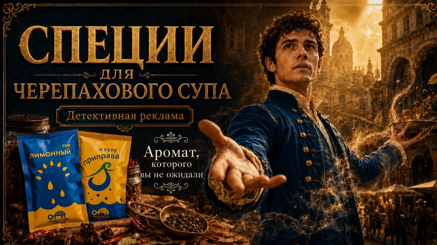 Обложка ролика «Реклама черепахового супа по мотивам фильма «Парфюмер»»