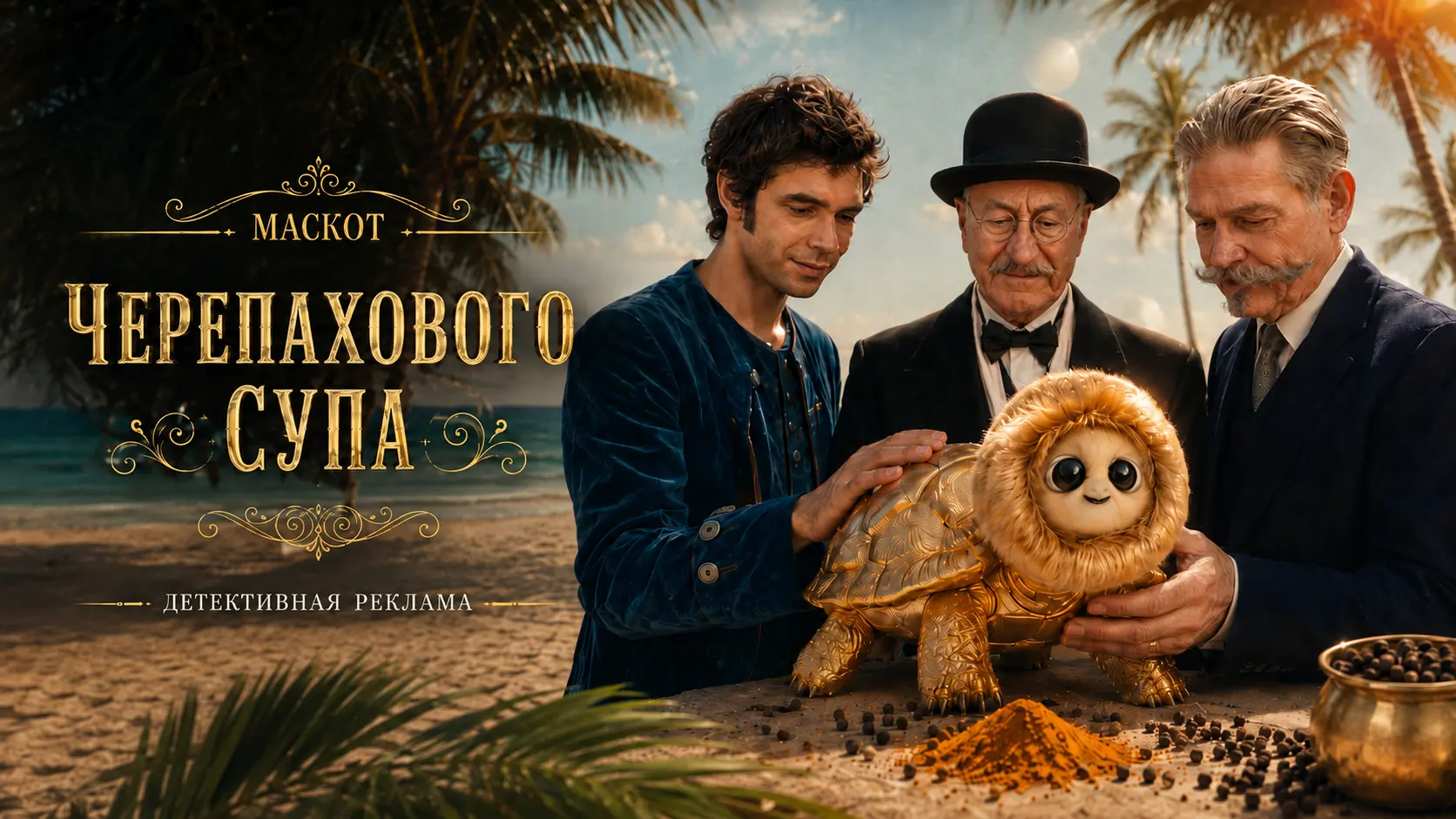 Обложка ролика «Маскот Ключик для компании по производству черепахового супа»