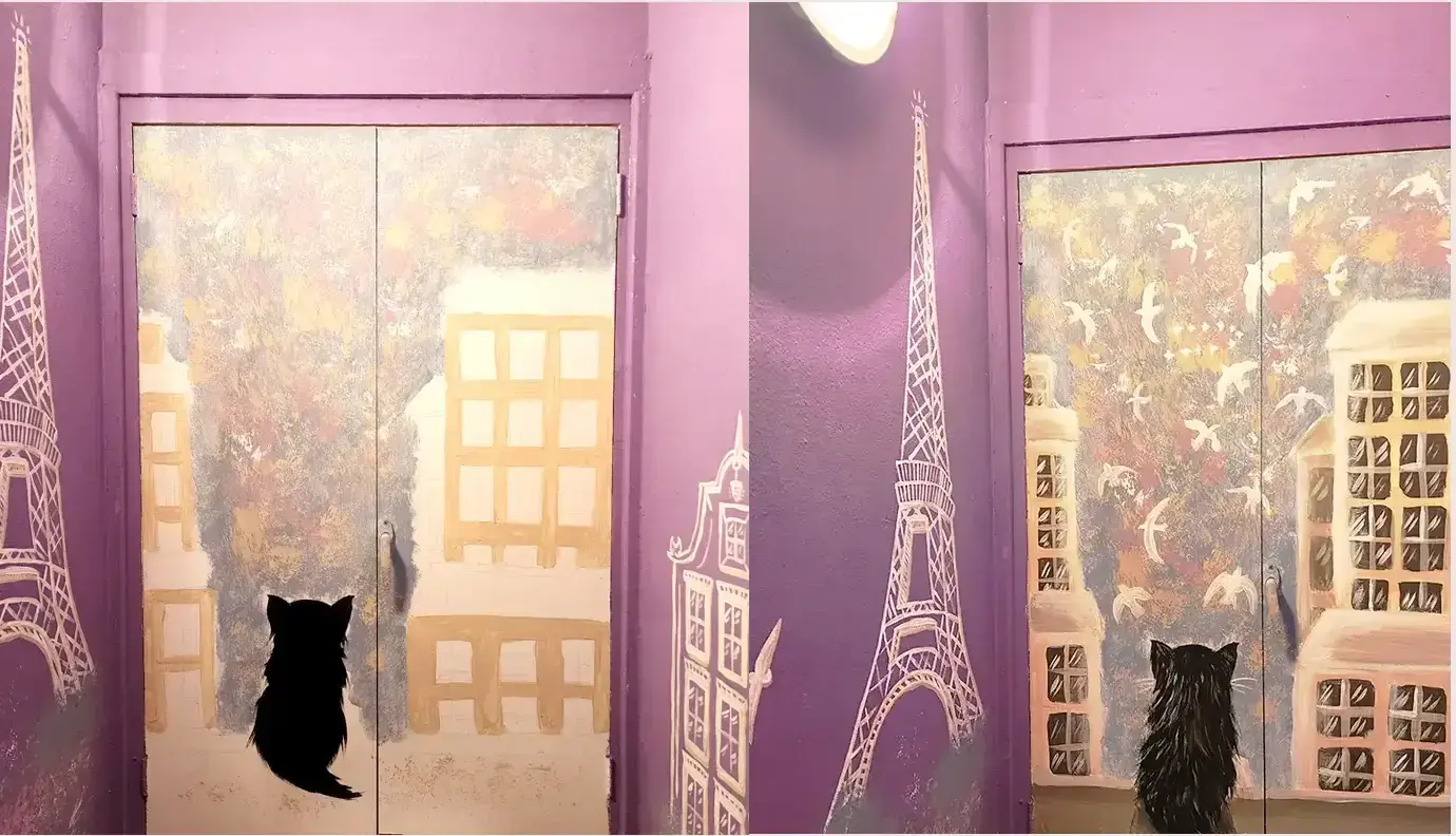 Обложка авторской работы «Окно в Париж | Window to Paris»